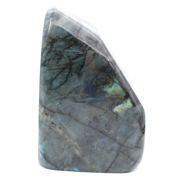 Gran piedra de labradorita pulida, prestigioso ejemplar decorativo, Madagascar