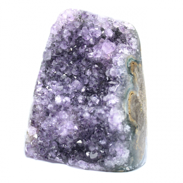 Amatista Brasil: Pequeña geoda para colección de minerales