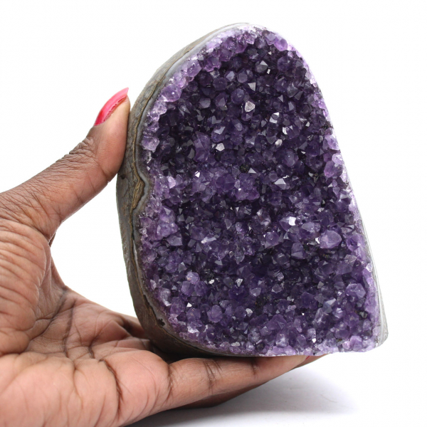 Geoda de amatista para coleccionistas – Deep Purple de Brasil