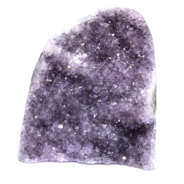 Drusa de amatista para sala de estar: piedra natural de la calma