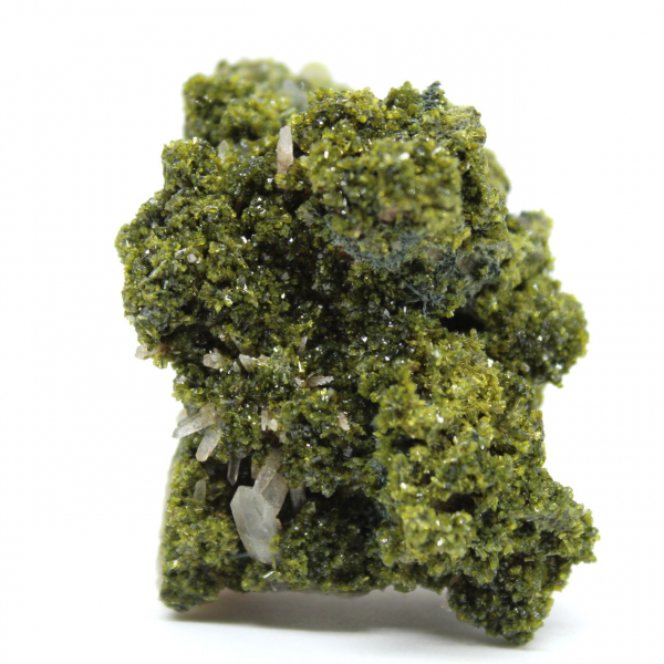 Cristales de epidota verde de Marruecos