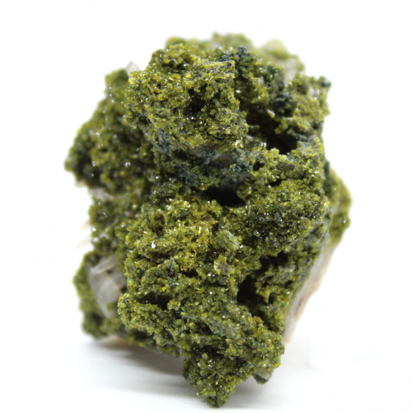 Cristales de epidota verde de Marruecos