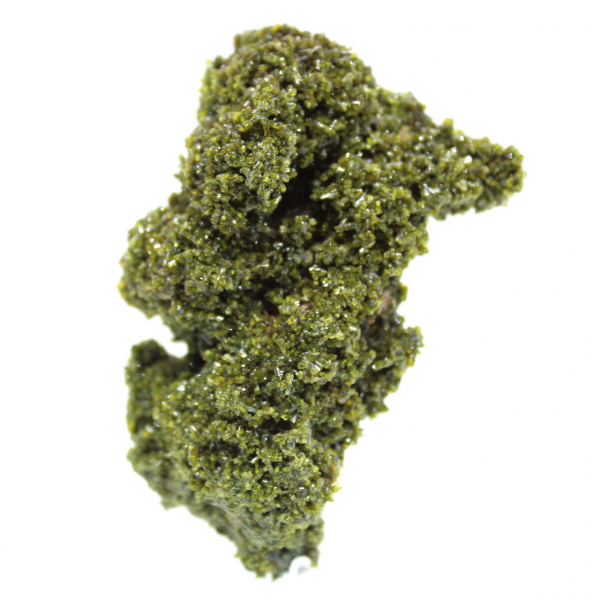 Cristales de epidota de Marruecos sobre matriz beige