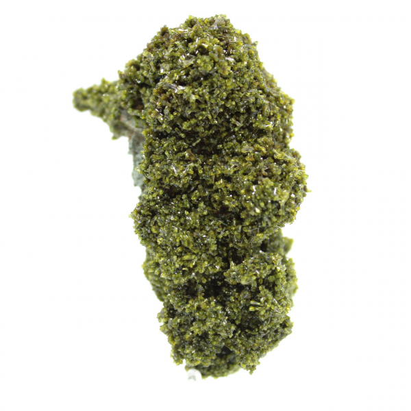 Cristales de epidota de Marruecos sobre matriz beige