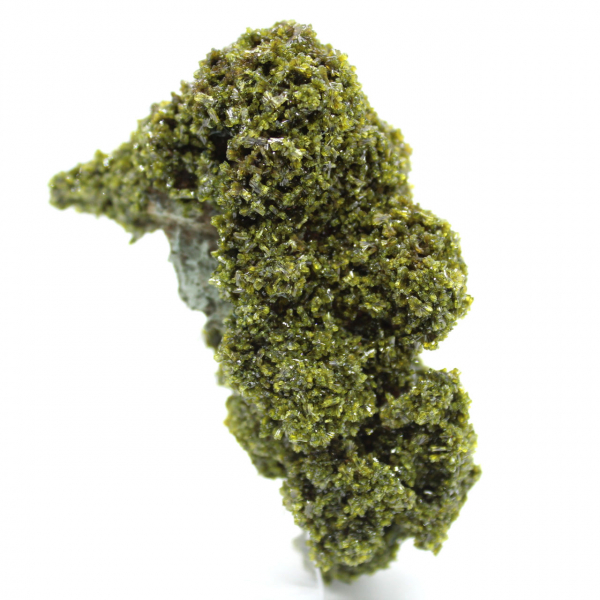 Cristales de epidota de Marruecos sobre matriz beige