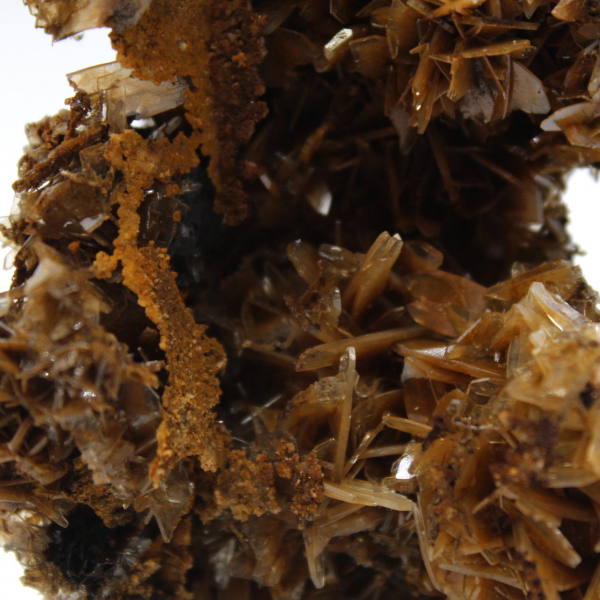 Barita de Ouichane, cristales marrones