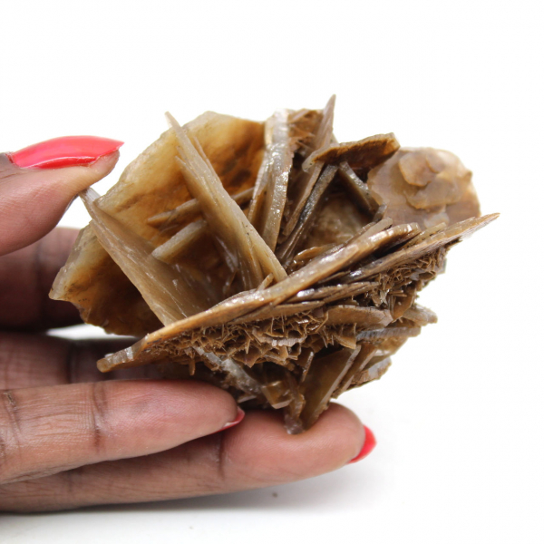 Barita marroquí natural con finos cristales