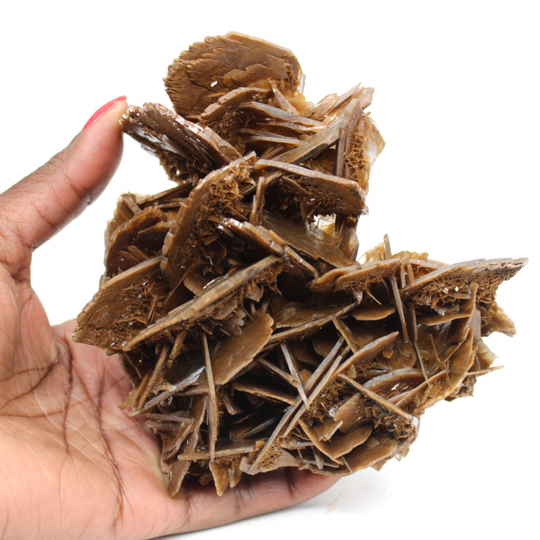 Barita marrón cristalizada de Marruecos