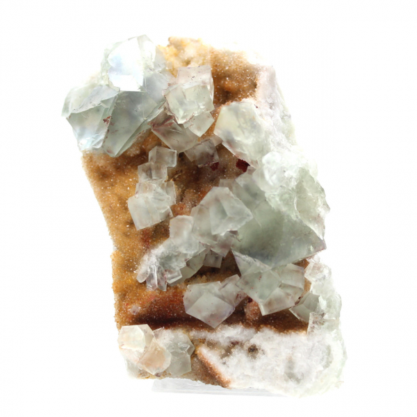 Fluorita en bruto para decoración: Cristales verdes de Marruecos