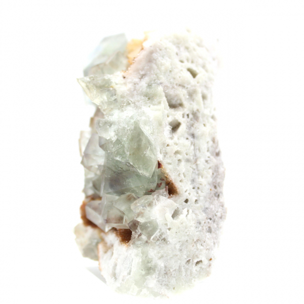 Fluorita en bruto para decoración: Cristales verdes de Marruecos