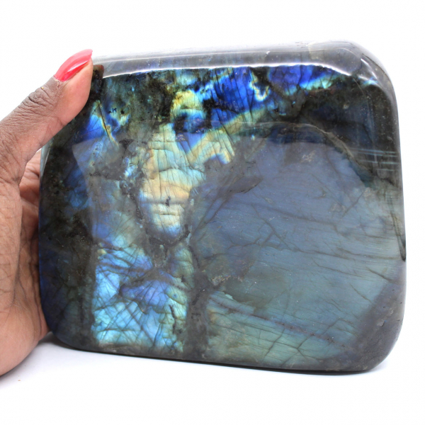 Adorno de labradorita auténtica de Madagascar