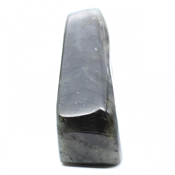 Adorno mineral de labradorita pulida de Madagascar