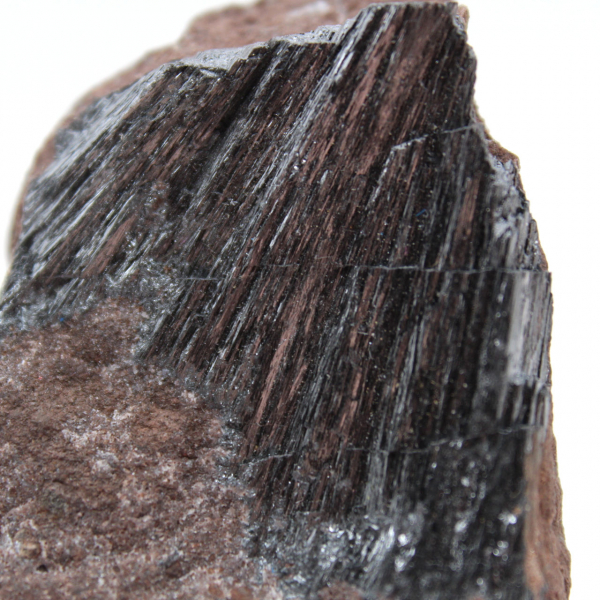 Pirolusita, roca compacta de colección Marruecos