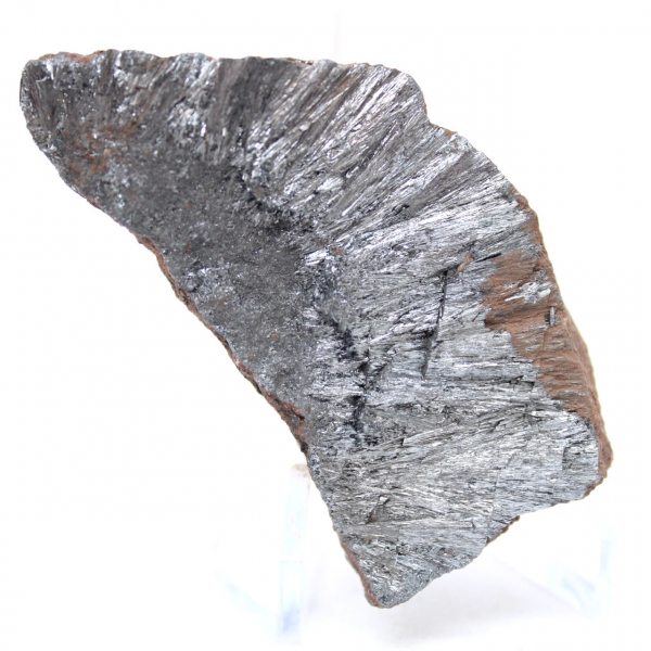 Pequeño ejemplar de pirolusita, cristalización en Marruecos