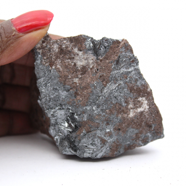 Ejemplar de pirolusita: decoración y ciencia mineral