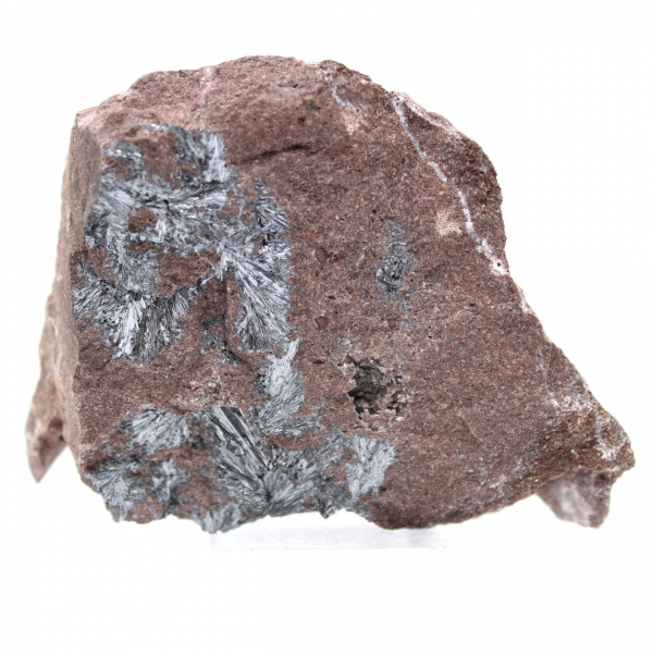 Pirolusita marroquí, cristalización auténtica