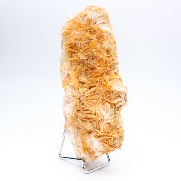 Cristalización natural de barita naranja marroquí