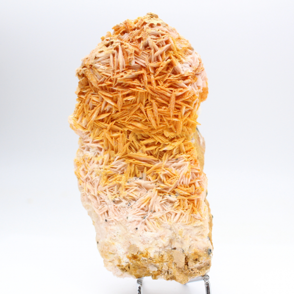 Cristales naturales de barita naranja de Marruecos