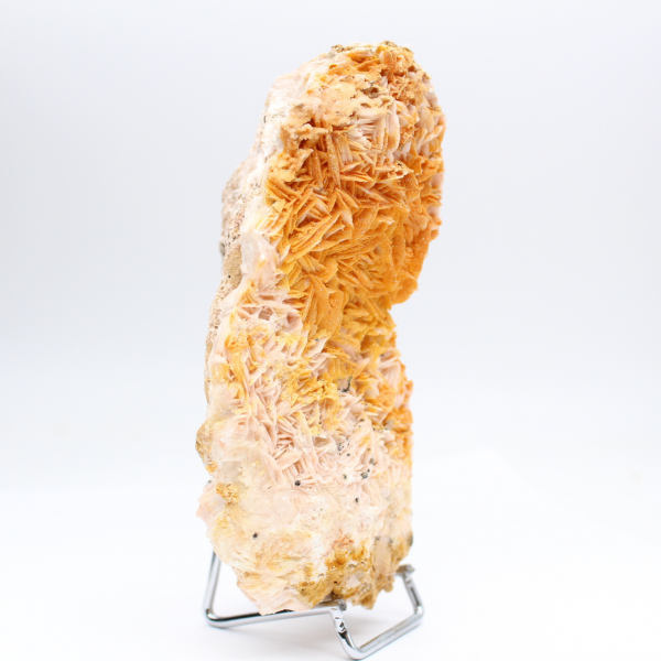 Cristales naturales de barita naranja de Marruecos