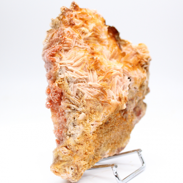 Cristales de barita naranja de Marruecos para coleccionistas.