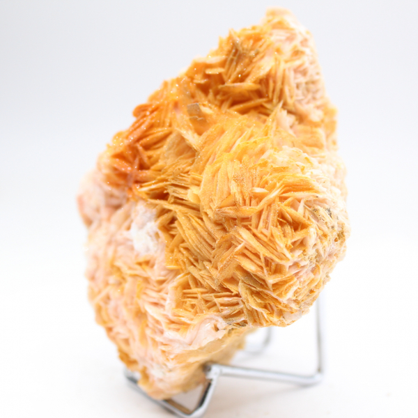 Barita naranja marroquí con cristales naturales