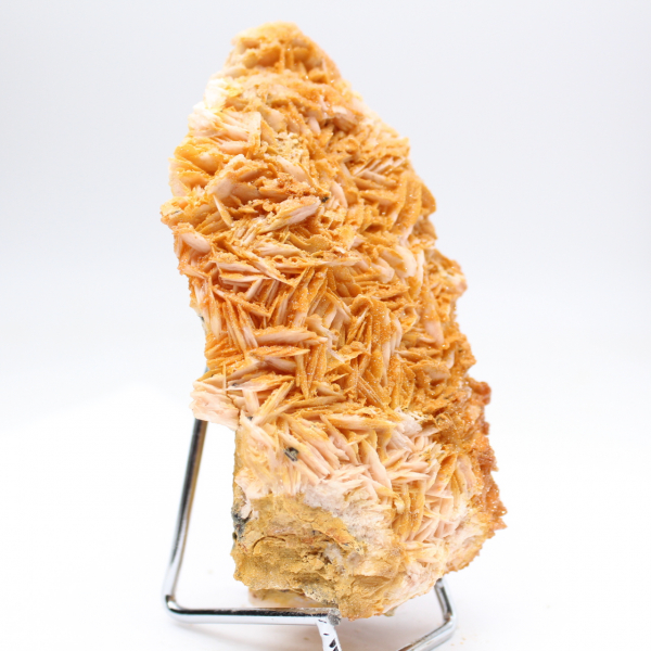 Cristales naturales de barita naranja marroquí