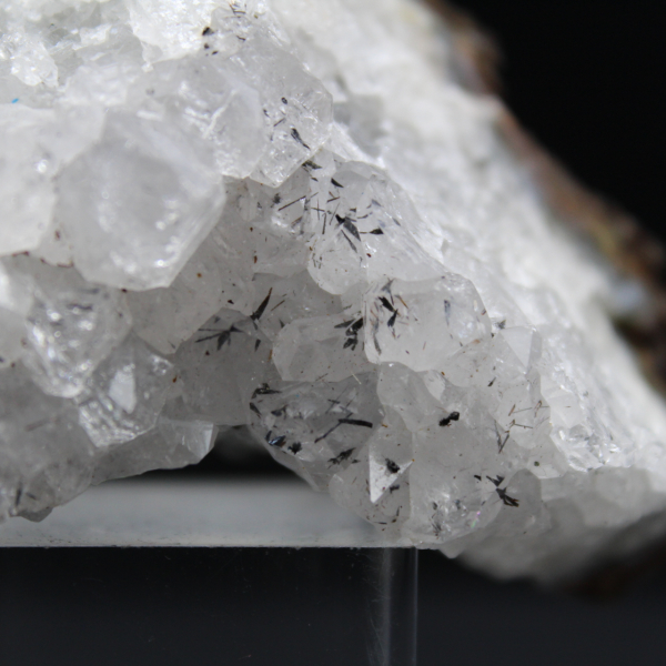 Cuarzo de colección en bruto con goethita, Marruecos