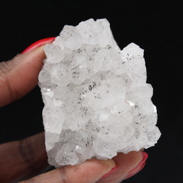 Cuarzo pequeño con inclusión de goethita, roca natural, 170 g