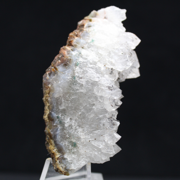 Cuarzo pequeño con goethita, roca natural en bruto, 105 g