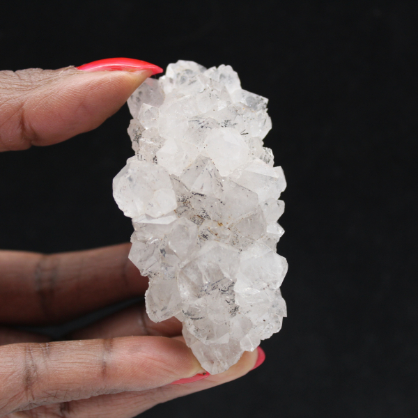 Cuarzo Goethita, Mini drusa coleccionable de Marruecos, 85 g