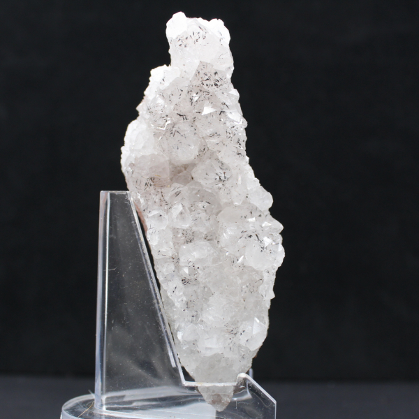 Cristales de cuarzo goethita, roca natural en bruto, Marruecos