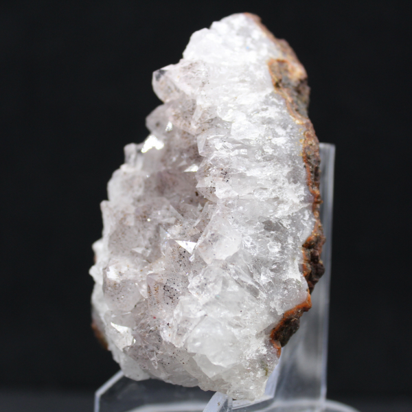 Drusas de cuarzo y goethita, piedra natural marroquí 225 g
