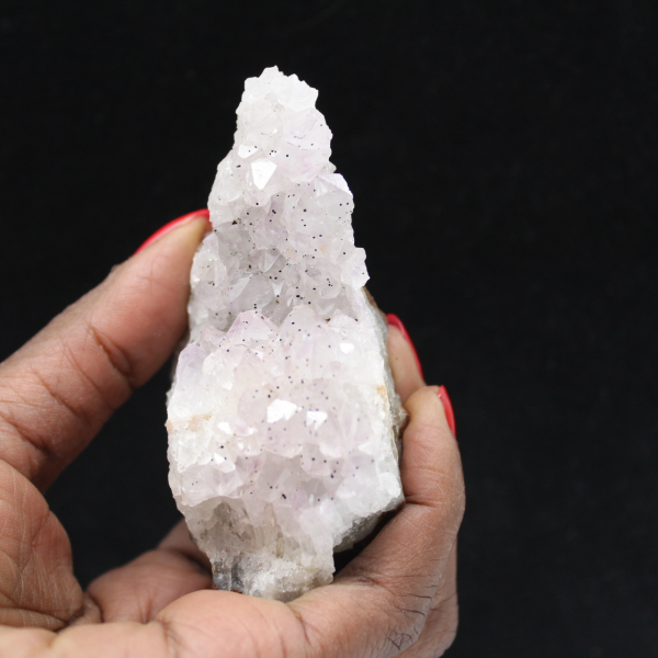 Drusas de cuarzo con inclusiones de goethita, piedra bruta 130g