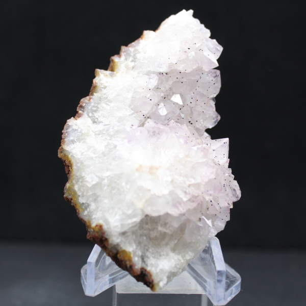 Drusas de cuarzo con inclusiones de goethita, piedra bruta 130g