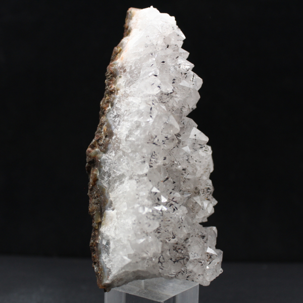 Drusas de cuarzo goethita marroquí, piedra natural en bruto