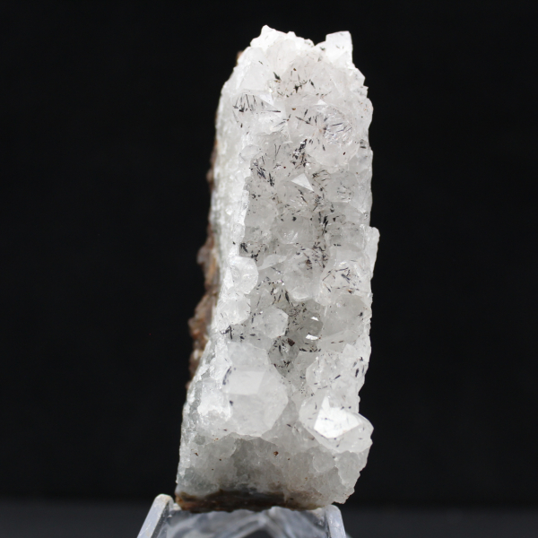 Ejemplar de cuarzo goethita, drusas en bruto de Marruecos, 180 g