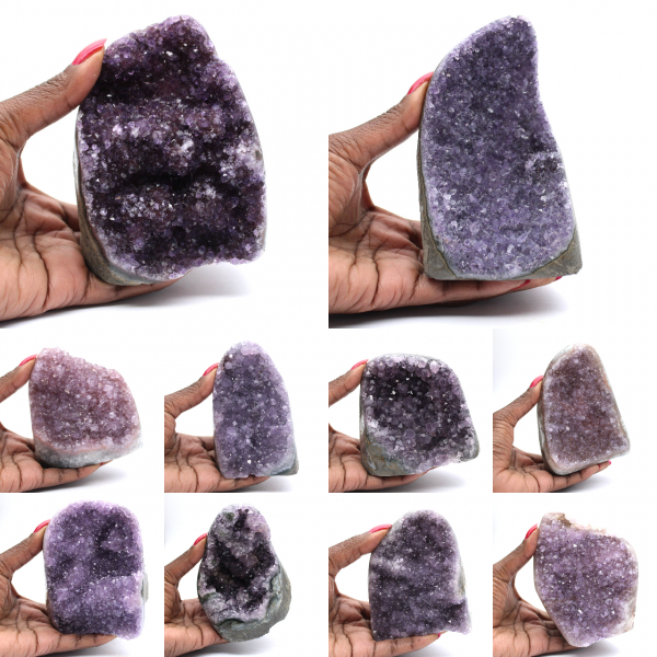 Drusa de Amatista Brillante – Colección Piedra Natural