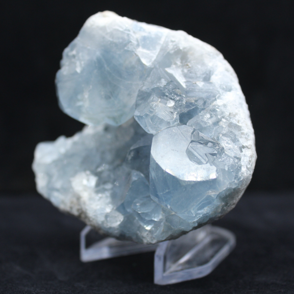 Geoda de celestina azul de Madagascar