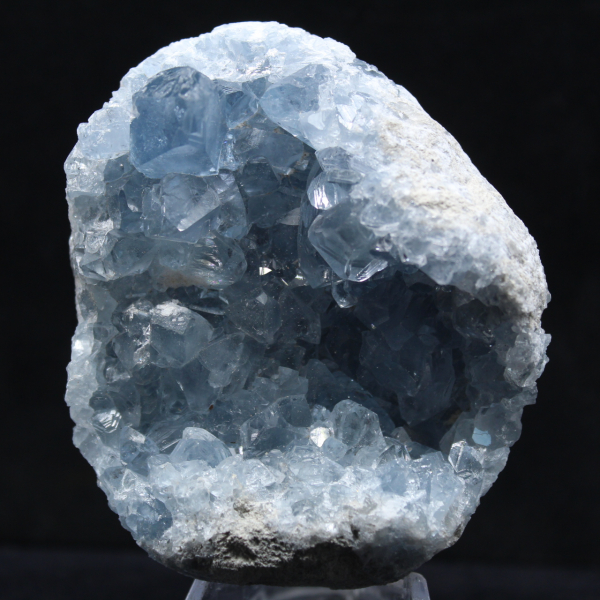 Muestra de celestina cruda - Cristalización de Madagascar