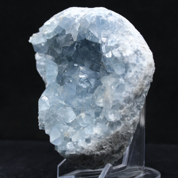 Geoda de celestina de Madagascar - Ejemplar pesado