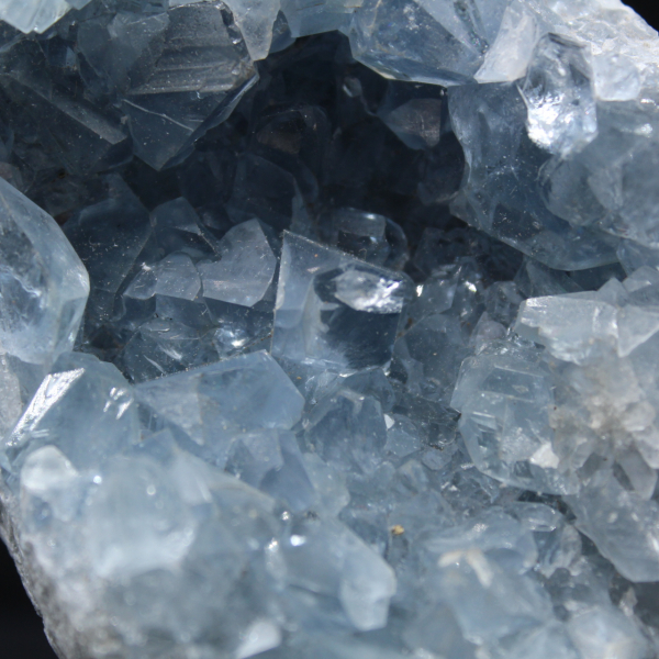 Geoda de celestina de Madagascar - Ejemplar pesado