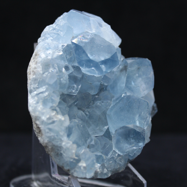 Pequeño bloque de celestina cristalizada de Madagascar