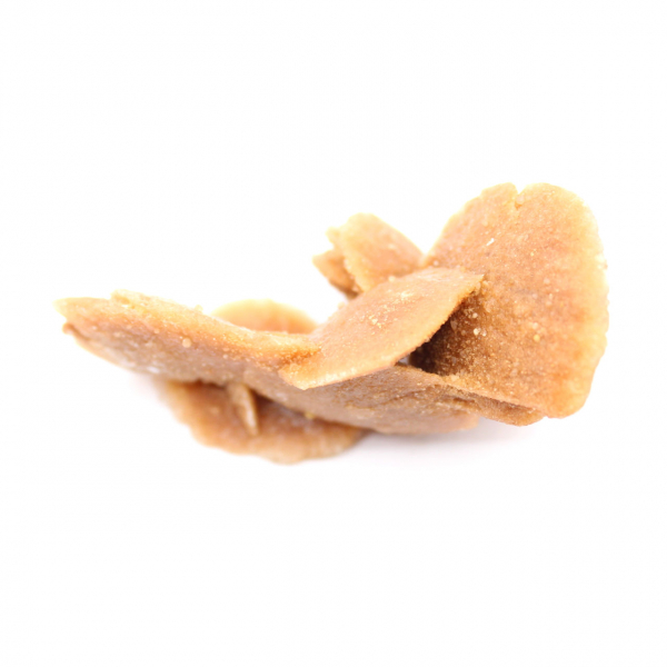 Cristal de rosa del desierto marroquí: fragmento de yeso