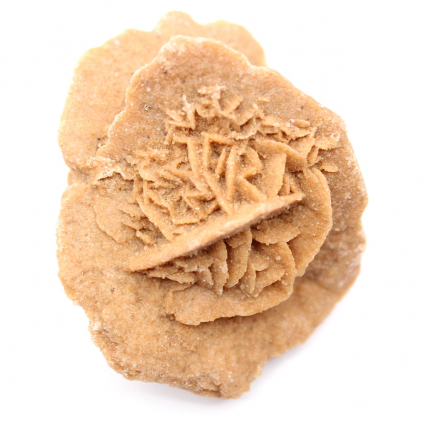 Pequeña Rosa del Desierto de Marruecos: fragmento geológico natural