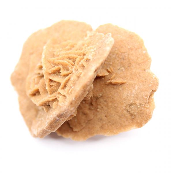 Rosa del desierto marroquí: un ramo cristalino de yeso