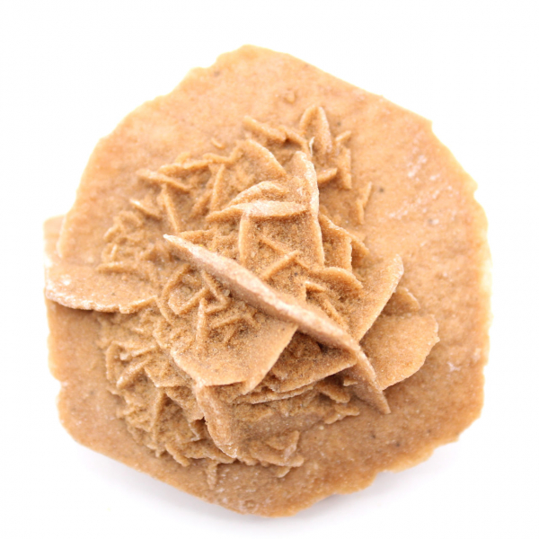 Pequeña Rosa del Desierto de Marruecos: fragmento geológico natural