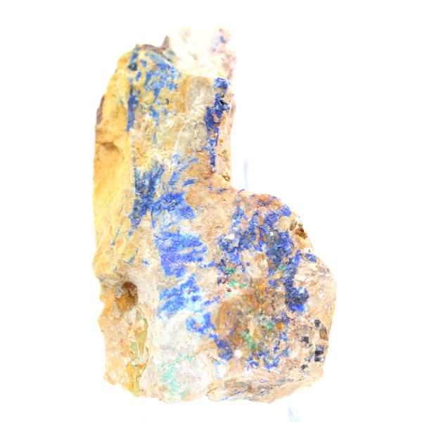 Cristales mixtos de malaquita y azurita