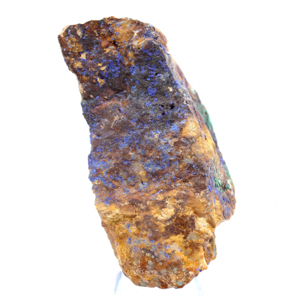 Cristales de malaquita y azurita de Marruecos