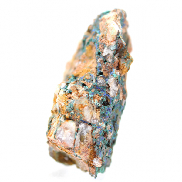 Ejemplar de malaquita azurita de Marruecos