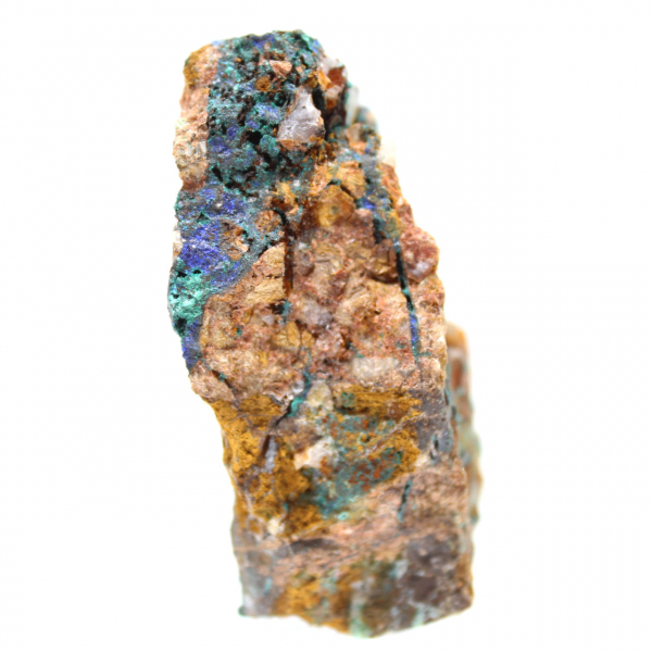 Ejemplar de malaquita azurita de Marruecos